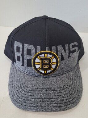 Men's Boston Bruins Hay Snapback Hat NEW